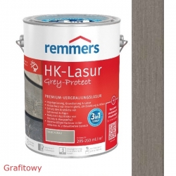 HK-Lasur GREY-PROTECT Lazura Marki PREMIUM REMMERS 10 l GRAFITOWY